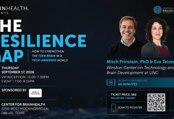 Graphic of The Resilience Gap event at the Center for BrainHealth